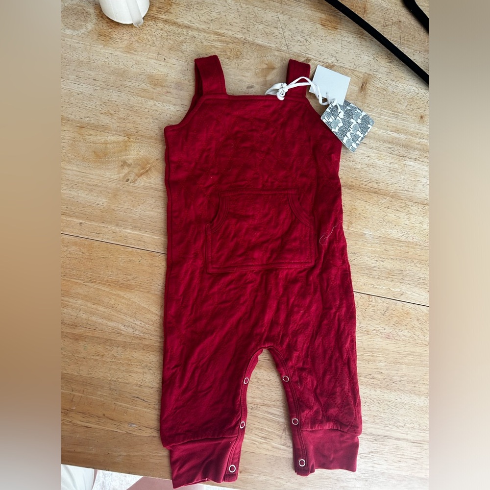 Kate Quinn new  quilted bamboo overalls